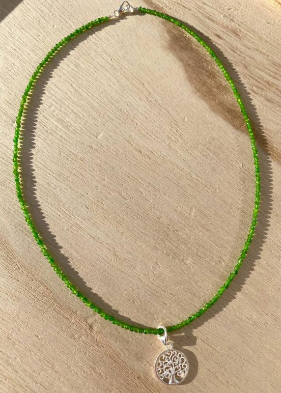 chromdiopsid-kette-collier chromdiopsid-kette-collier