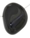 edler schwarzer Obsidian Trommelstein Edelstein Schmuck Ketten Anhänger - AA Qualität #5178